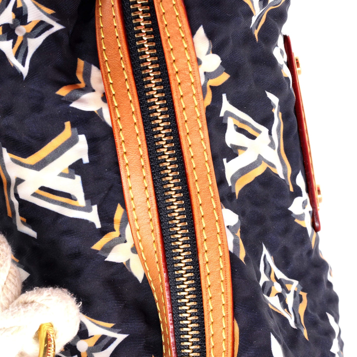 Louis Vuitton Bulles Handbag Monogram Nylon PM