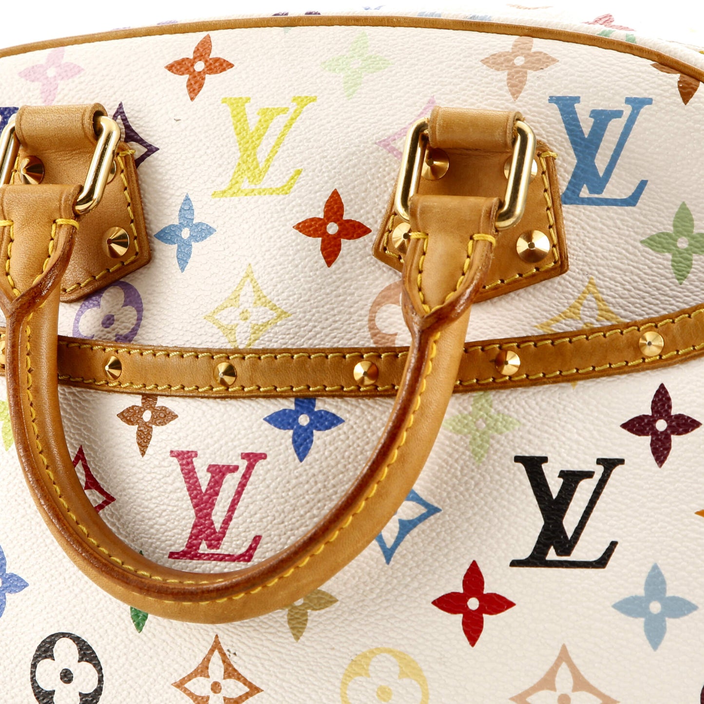 Louis Vuitton Trouville Handbag Monogram Multicolor