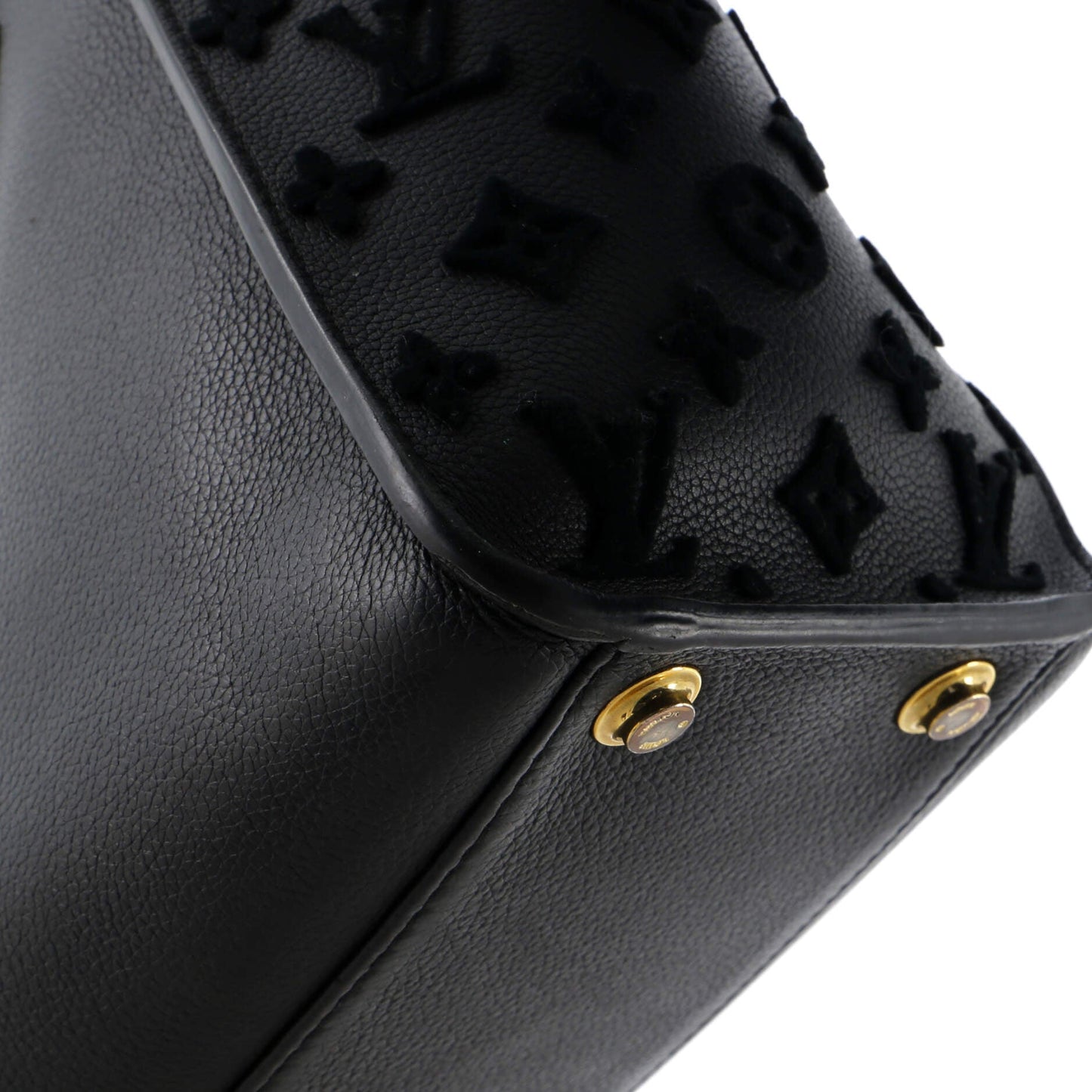 Louis Vuitton On My Side Tote Monogram Tuffetage Leather MM