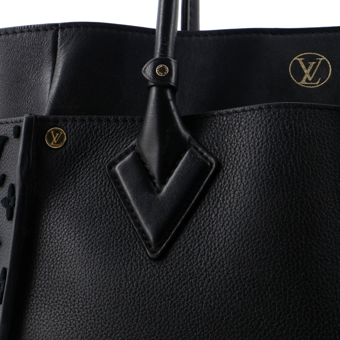 Louis Vuitton On My Side Tote Monogram Tuffetage Leather MM