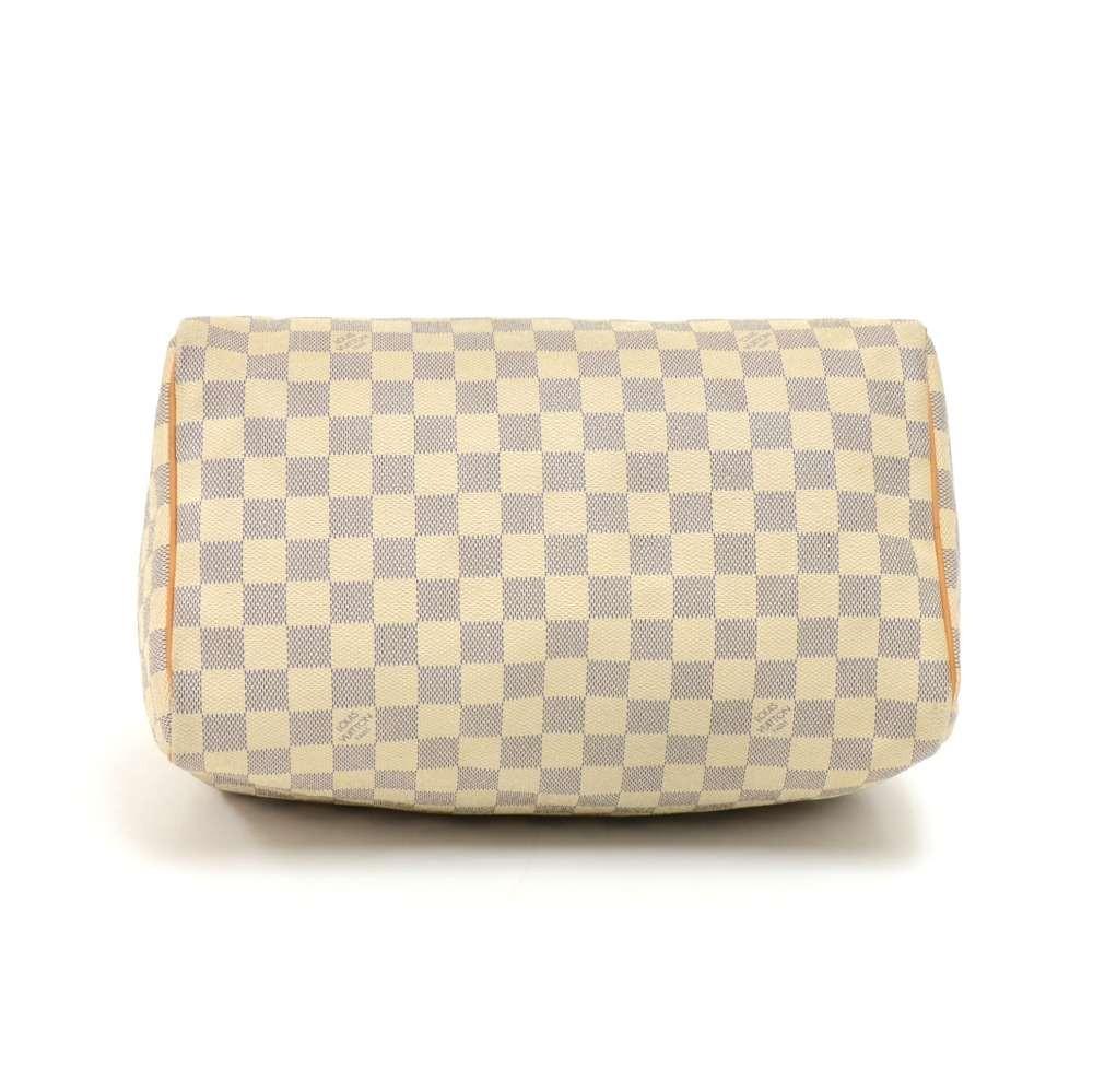 Louis Vuitto Speedy 30 Damier Azur Canvas City Handbag