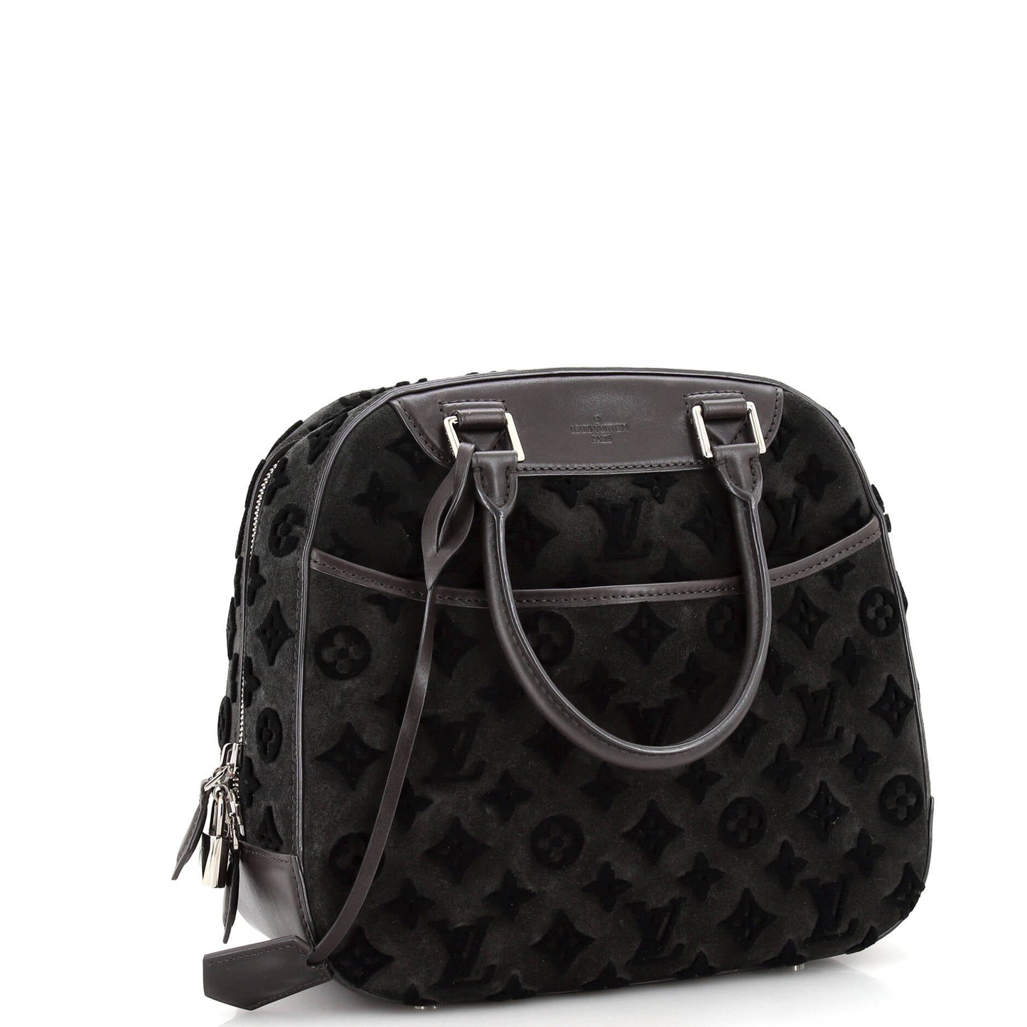 Louis Vuitton Deauville Cube Bag Monogram Tuffetage Suede