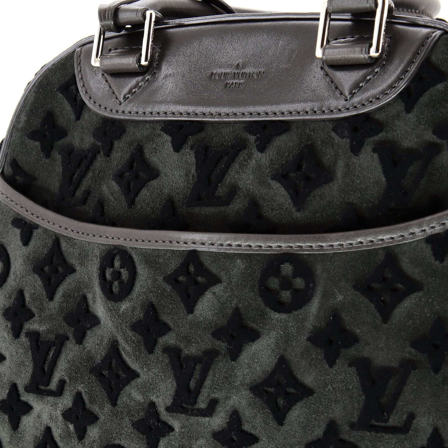 Louis Vuitton Deauville Cube Bag Monogram Tuffetage Suede