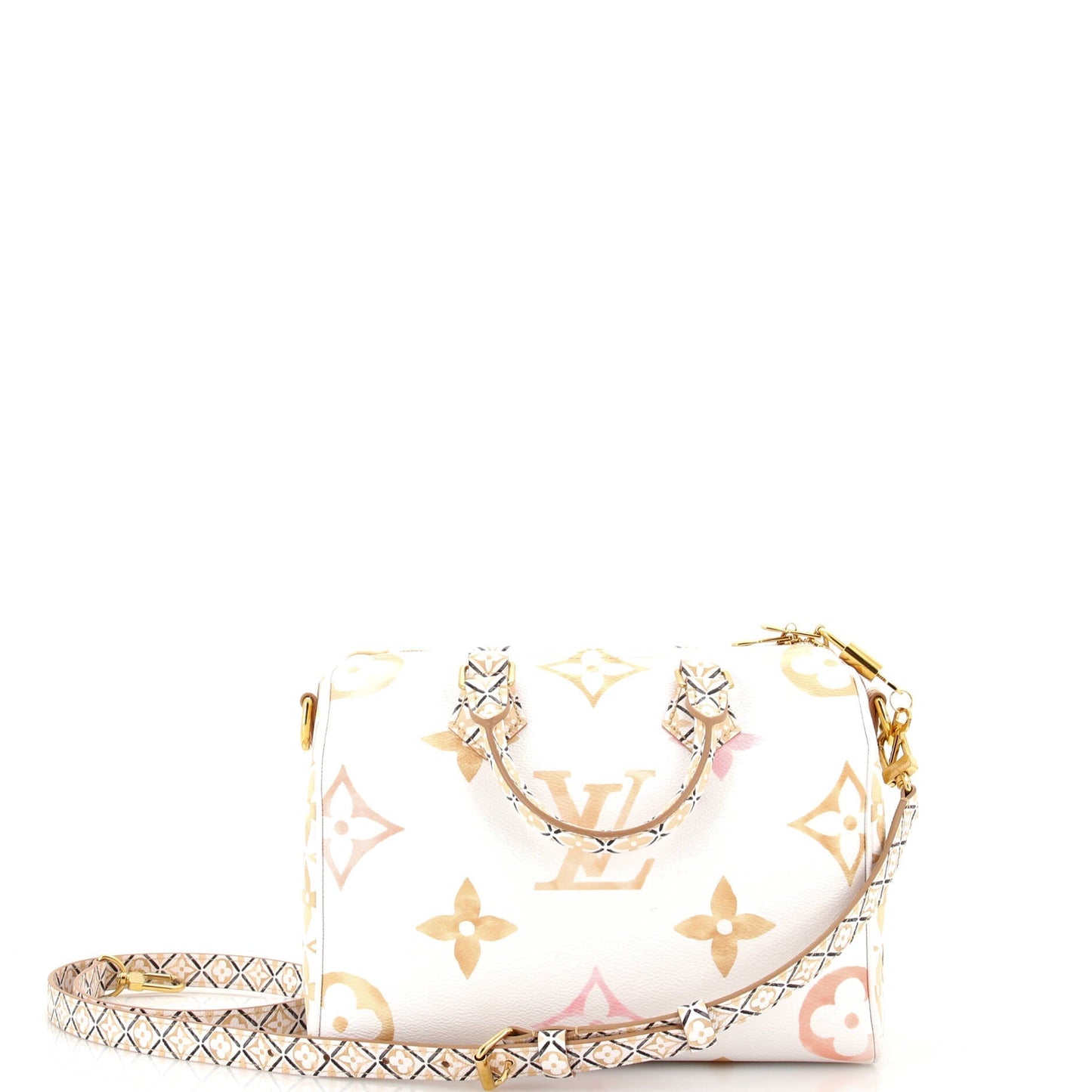 Louis Vuitton Speedy Bandouliere Bag By The Pool Monogram Watercolor Giant 25