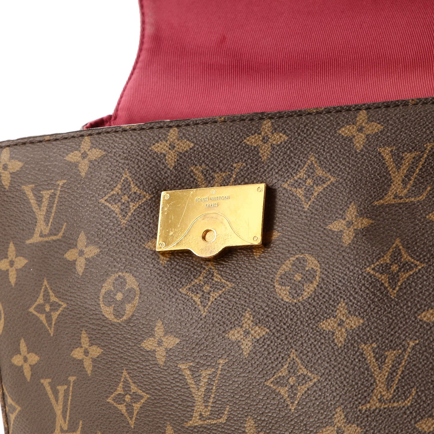 Louis Vuitton Cluny Top Handle Bag Monogram Canvas BB
