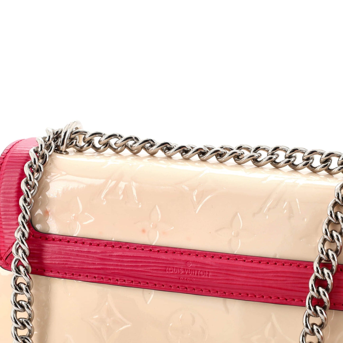 Louis Vuitton Wynwood Handbag Monogram Vernis with Monogram Canvas and Epi Leather