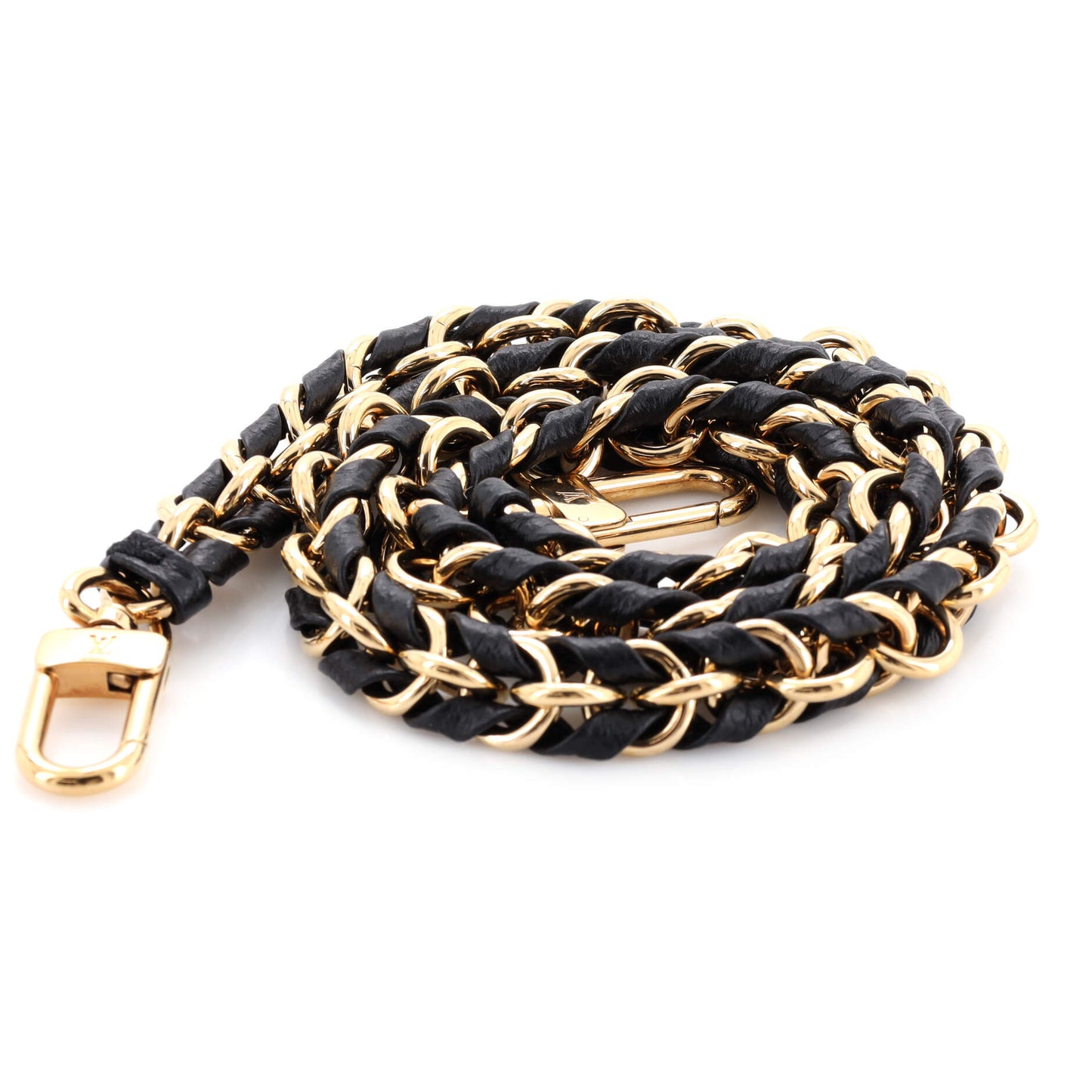 Louis Vuitton Multi Pochette Accessoires Woven Chain Strap Leather and Metal
