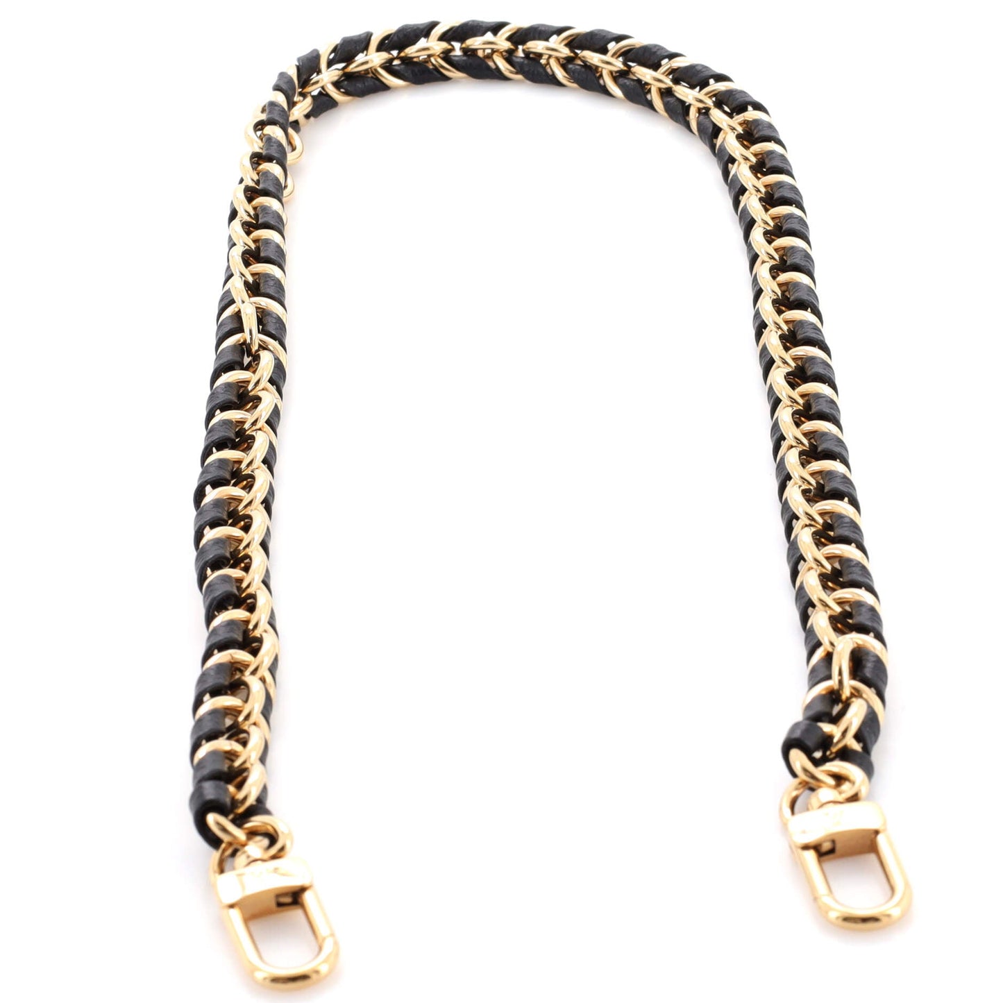 Louis Vuitton Multi Pochette Accessoires Woven Chain Strap Leather and Metal
