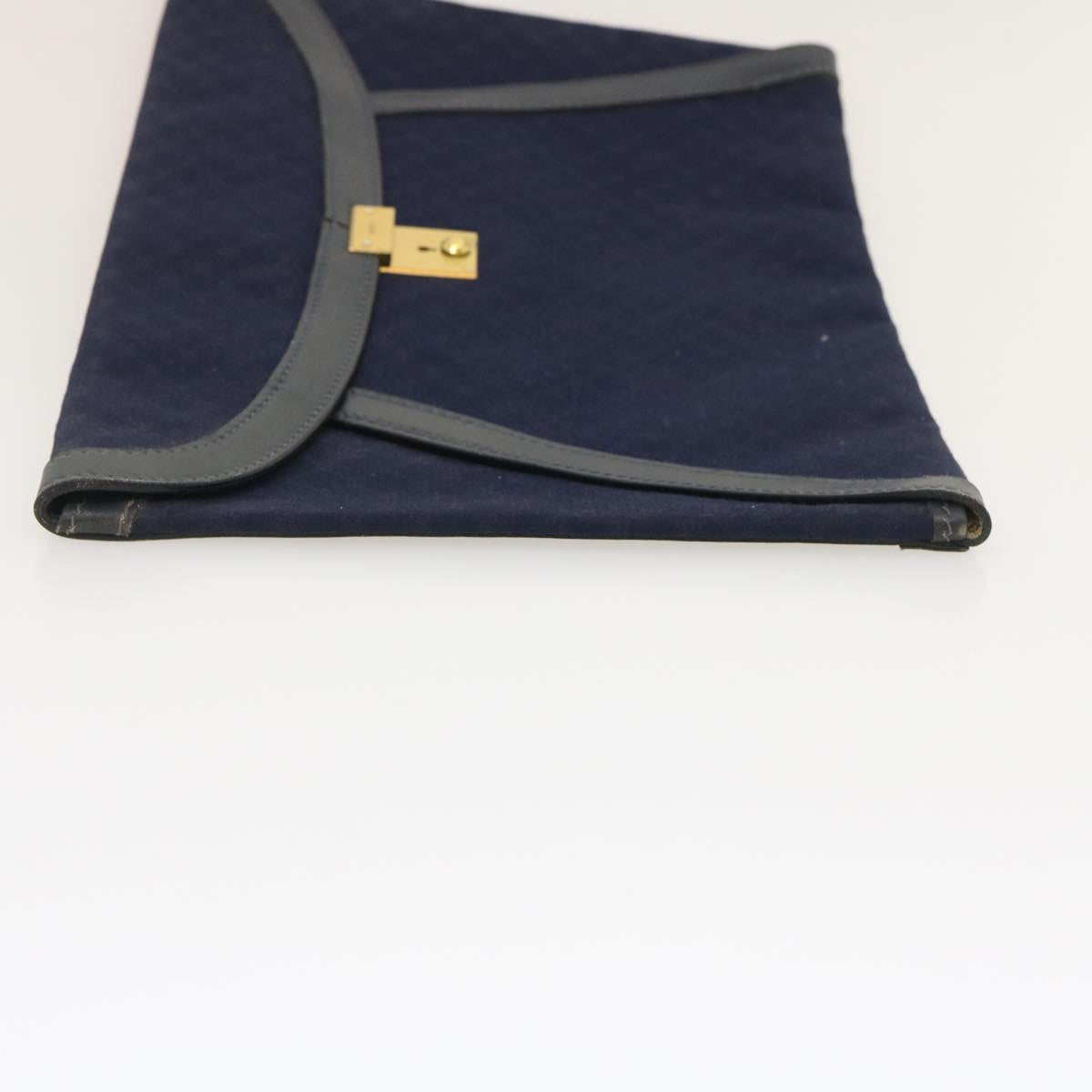 GUCCI Micro GG Canvas Clutch Bag Navy 29798