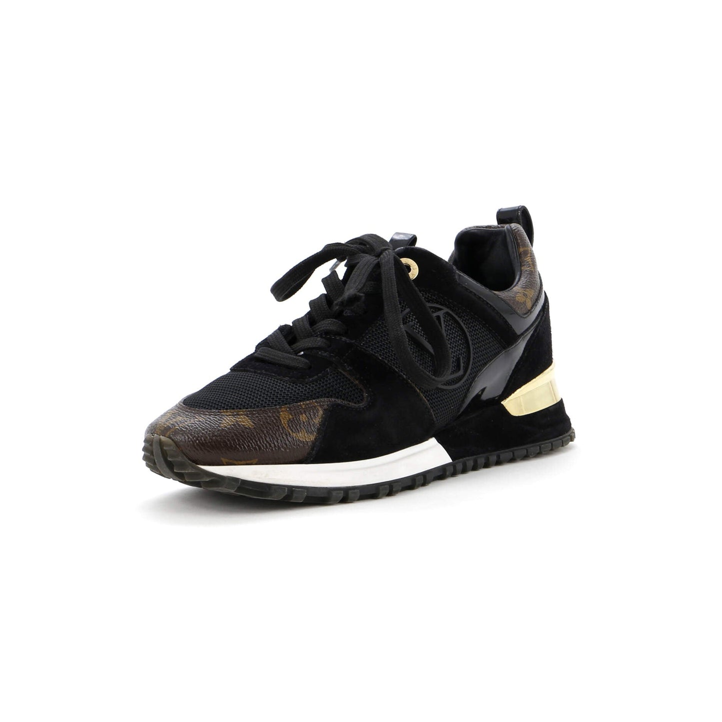 Louis Vuitton Women's Run Away Sneakers Mesh with Monogram Canvas and Suede