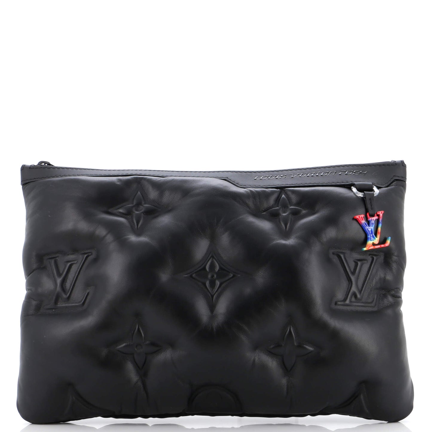 Louis Vuitton A4 Pouch Monogram Puffer Lambskin