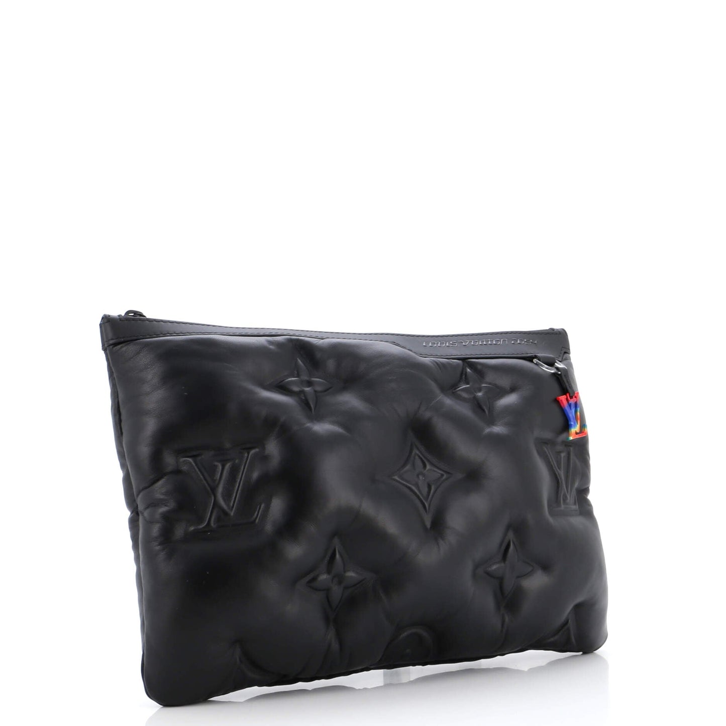 Louis Vuitton A4 Pouch Monogram Puffer Lambskin