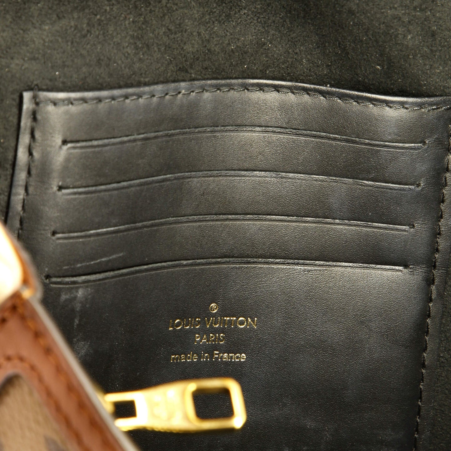 Louis Vuitton Dauphine Chain Wallet Reverse Monogram Canvas
