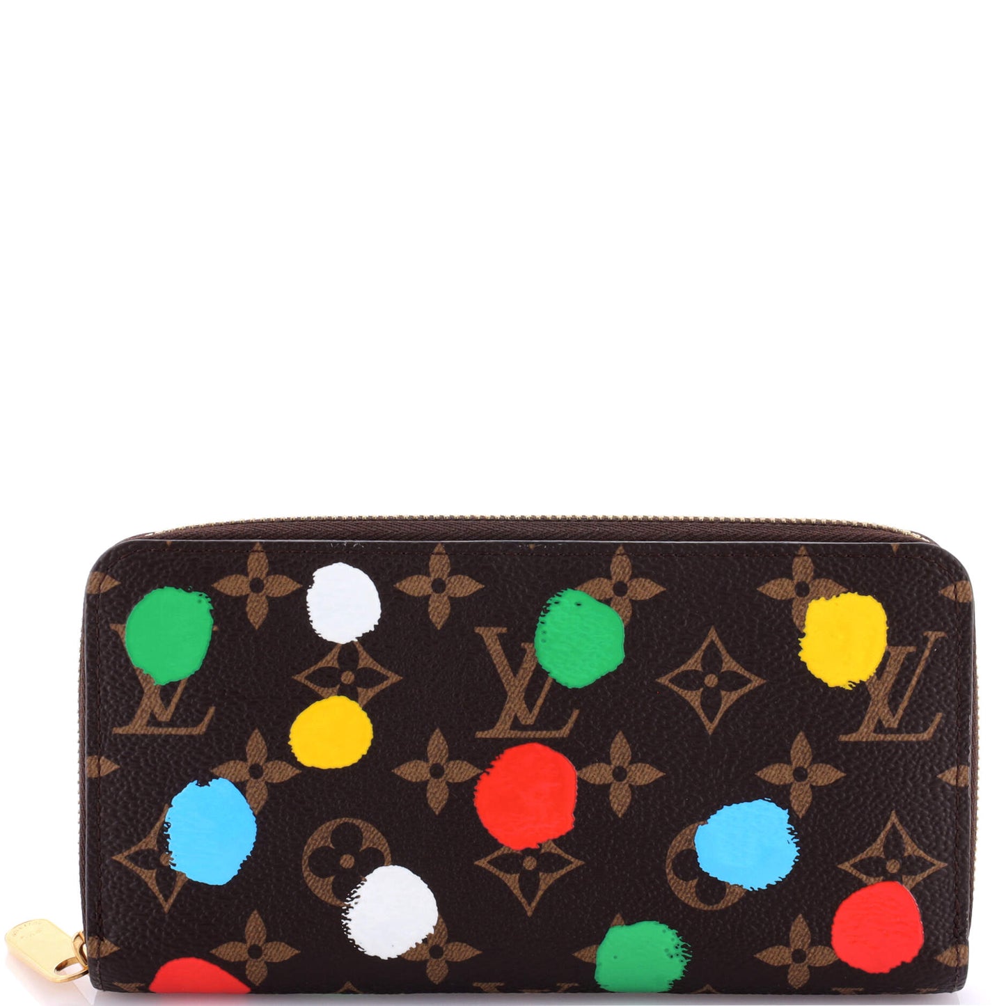 Louis Vuitton Zippy Wallet Yayoi Kusama Painted Dots Monogram Canvas