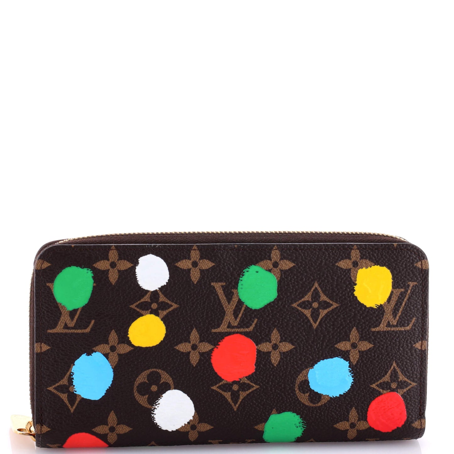 Louis Vuitton Zippy Wallet Yayoi Kusama Painted Dots Monogram Canvas