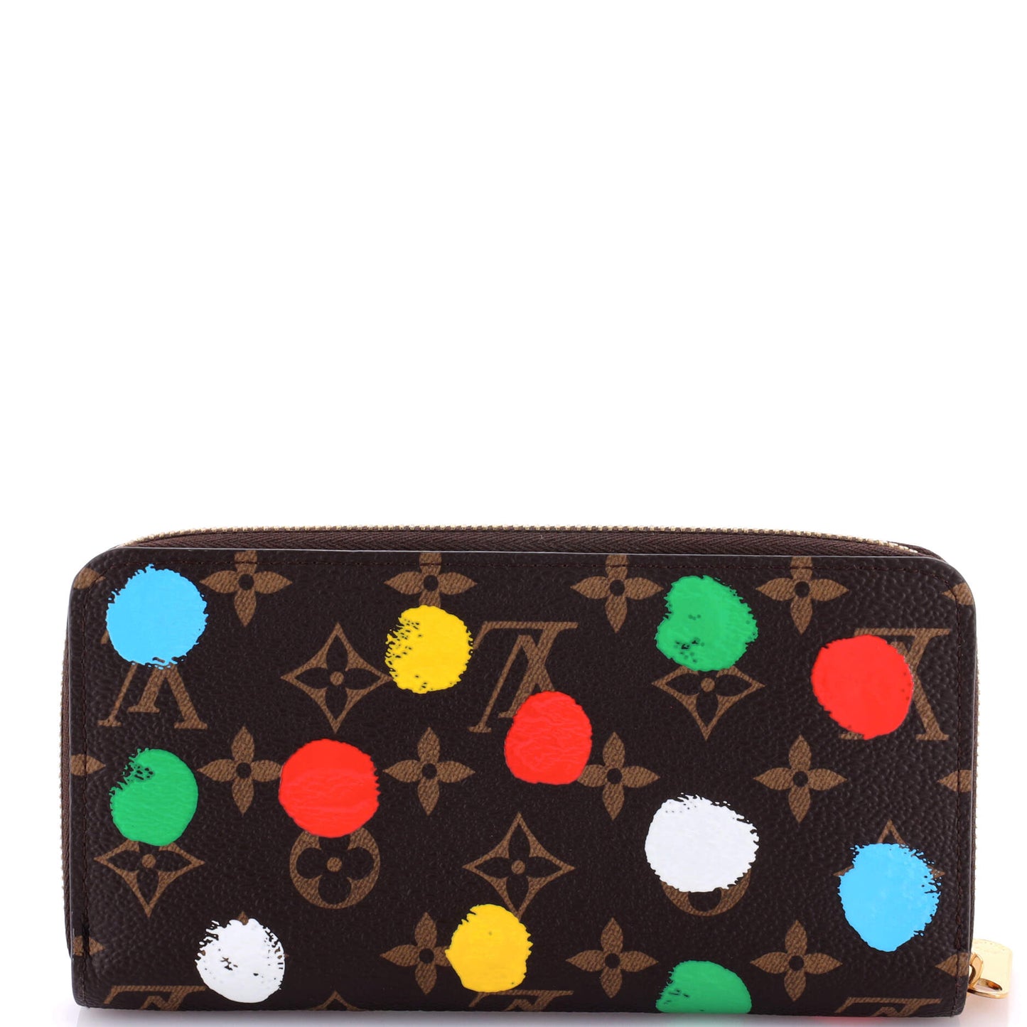 Louis Vuitton Zippy Wallet Yayoi Kusama Painted Dots Monogram Canvas