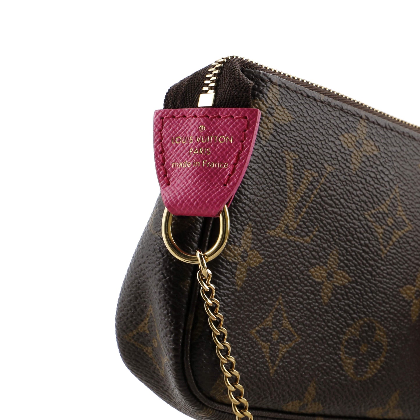 Louis Vuitton Pochette Accessoires Limited Edition Vivienne Xmas Monogram Canvas Mini