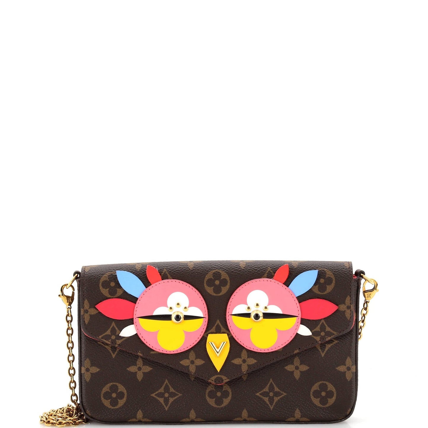 Louis Vuitton Felicie Pochette Limited Edition Lovely Birds Monogram Canvas
