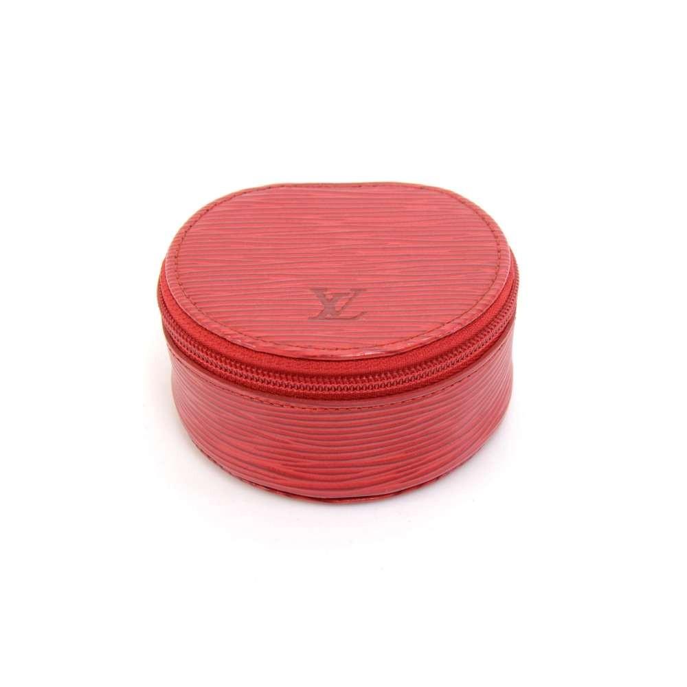 Louis Vuitto Ecrin Bijoux Epi Leather Jewelry Box