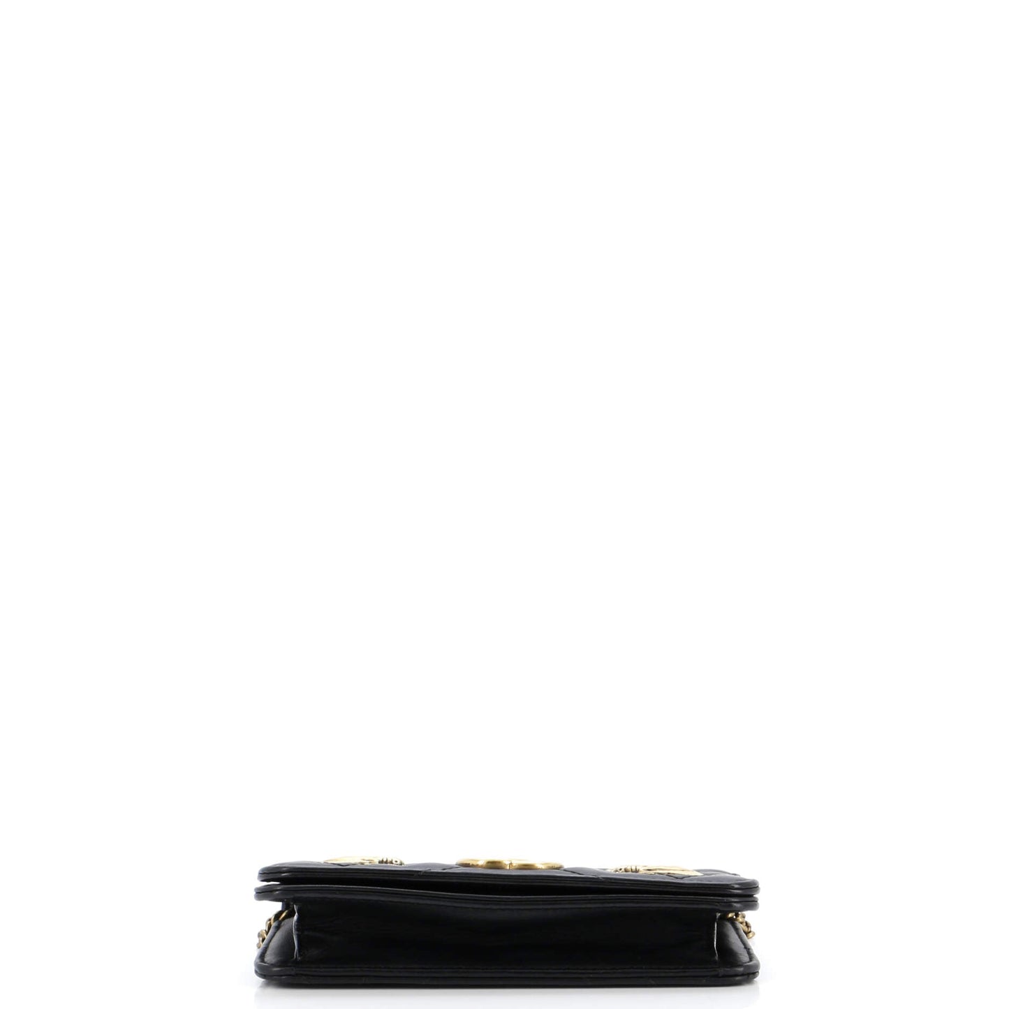 GG Marmont Chain Flap Bag Embellished Matelasse Leather Mini