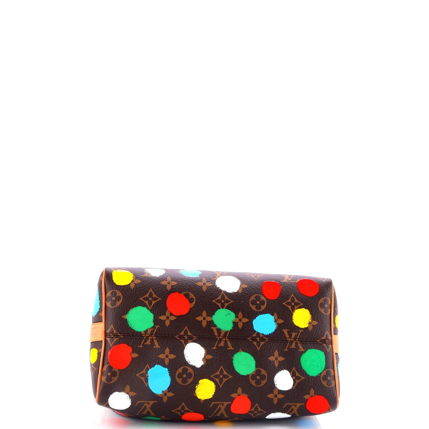 Louis Vuitton Speedy Bandouliere Bag Yayoi Kusama Painted Dots Monogram Canvas 25