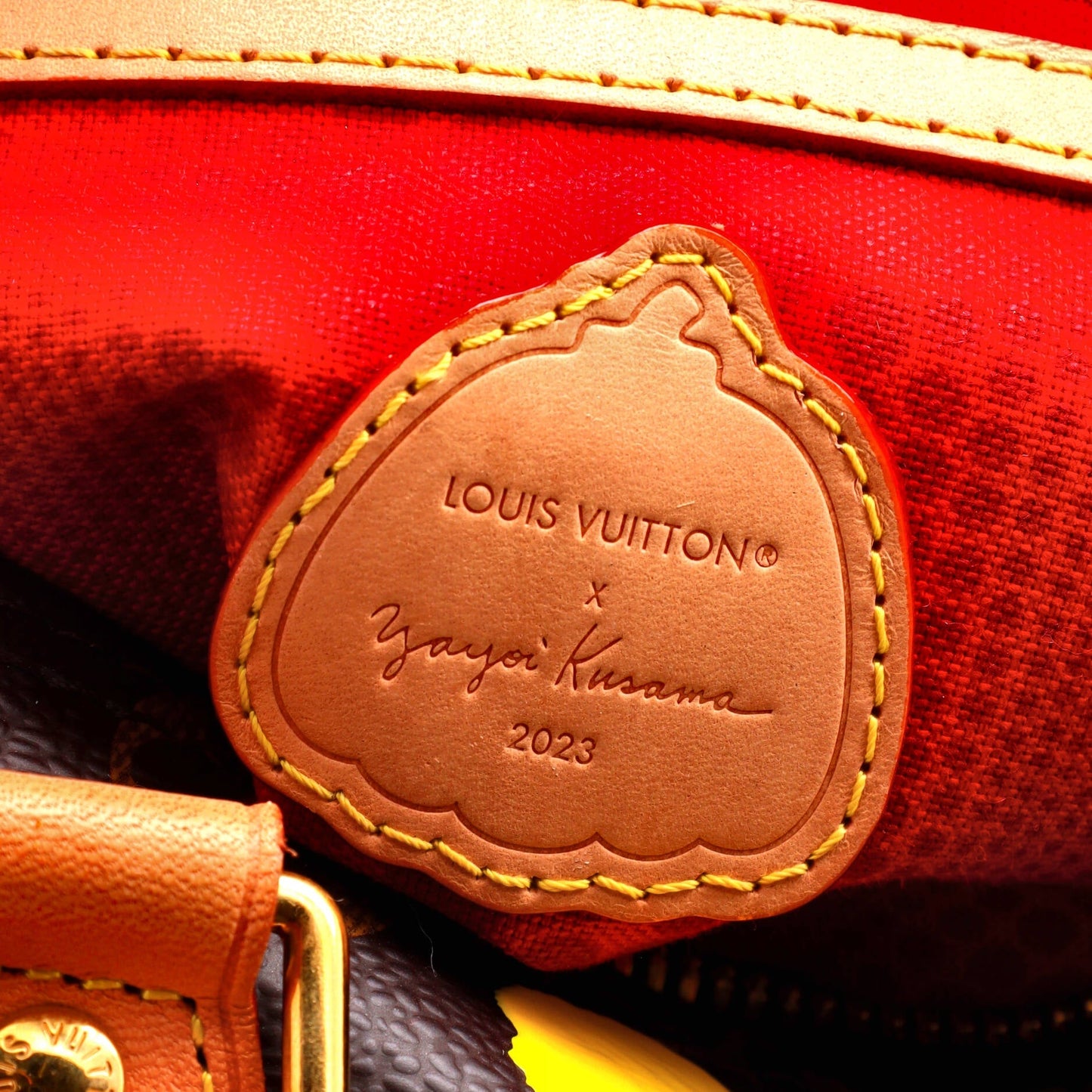 Louis Vuitton Speedy Bandouliere Bag Yayoi Kusama Painted Dots Monogram Canvas 25