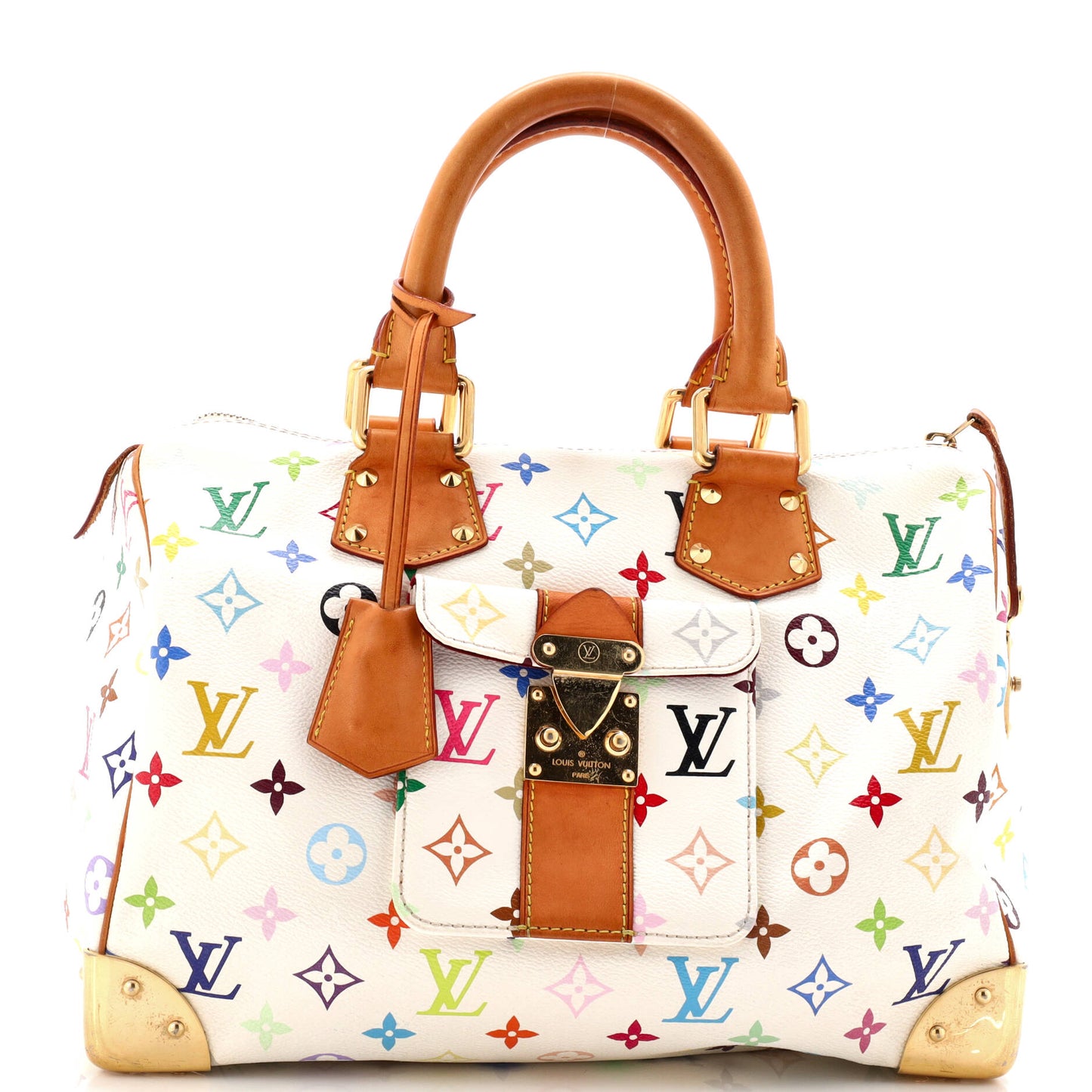 Louis Vuitton Speedy Handbag Monogram Multicolor 30