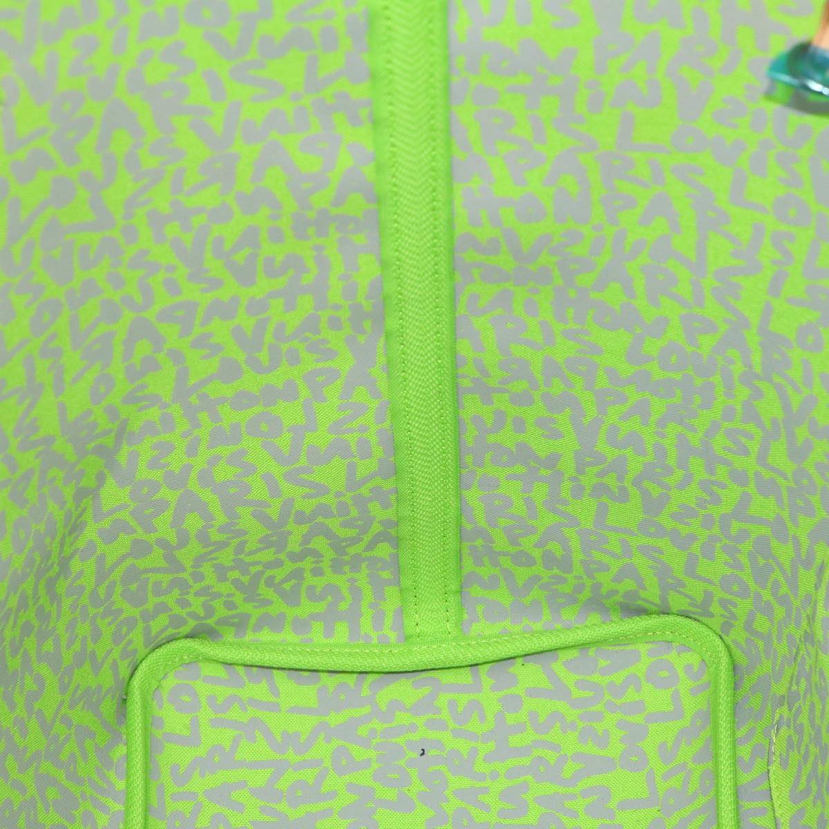 LOUIS VUITTON Monogram Graffiti Neverfull GM Tote Bag Vert M93703 LV 29943S