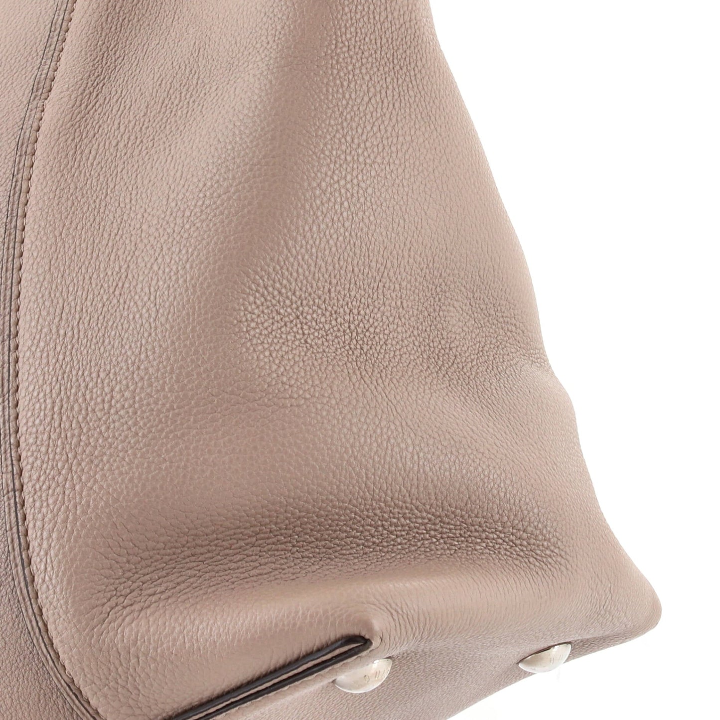 Louis Vuitton Soft Lockit Handbag Leather MM