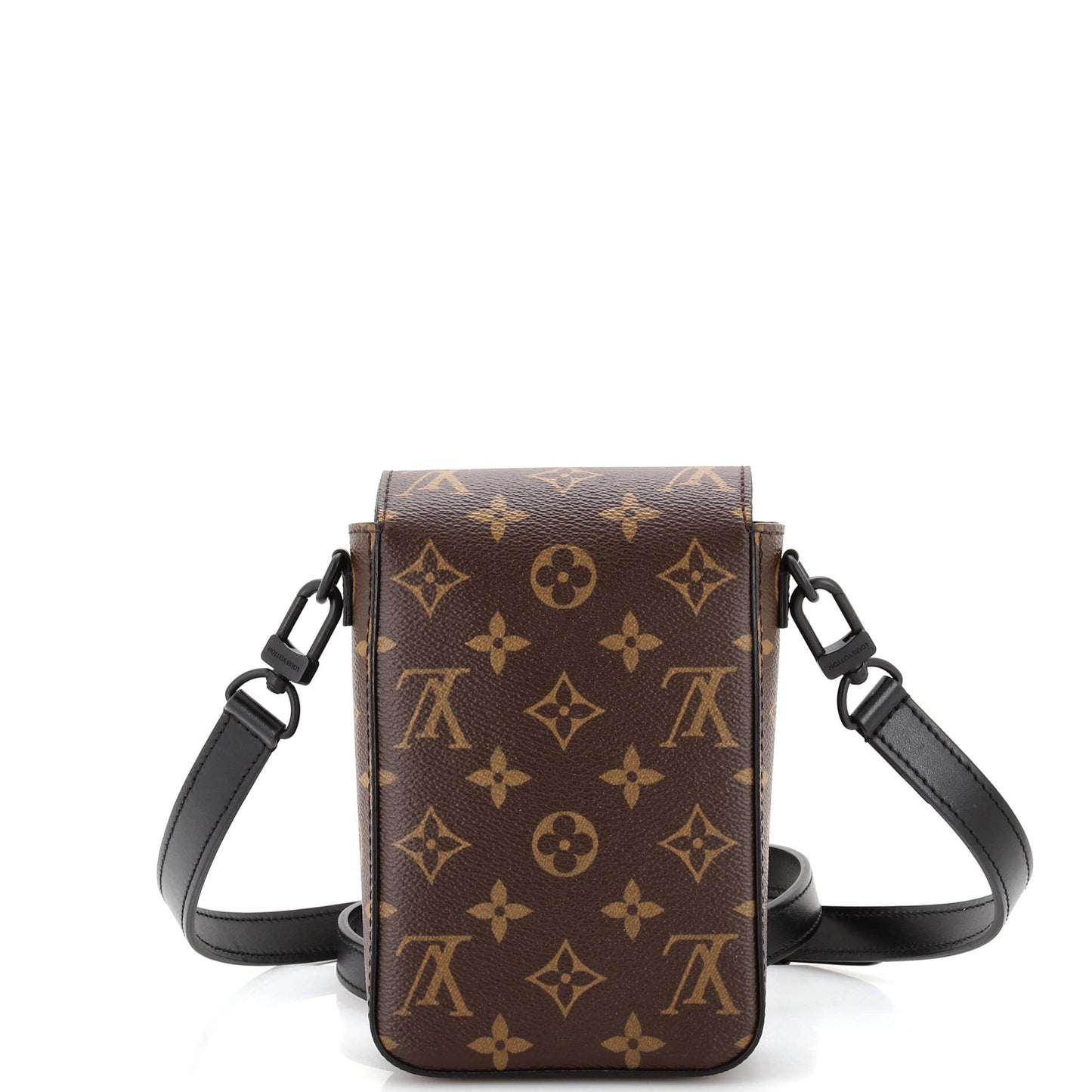 Louis Vuitton S Lock Vertical Wearable Wallet Macassar Monogram Canvas