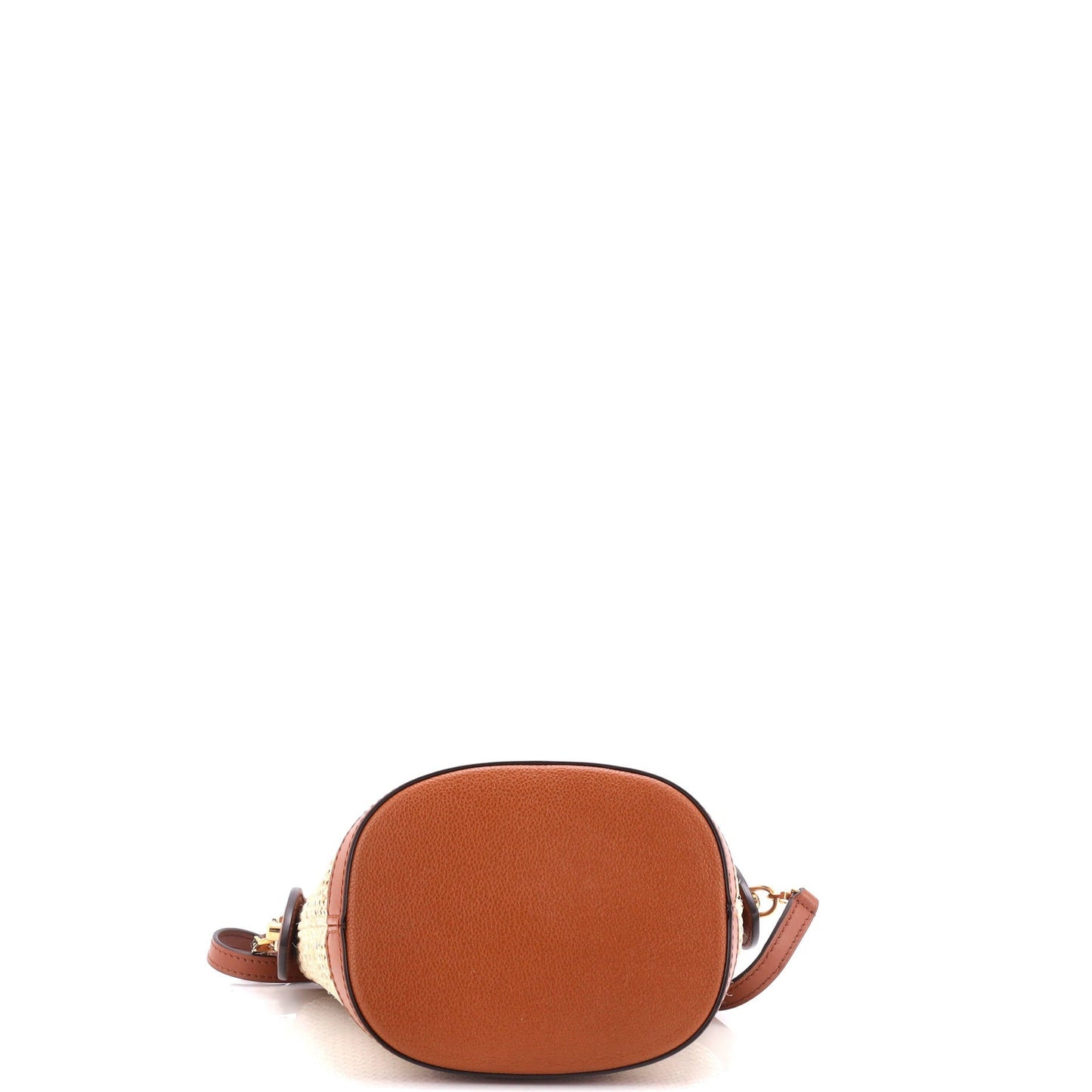Louis Vuitton Petit Bucket NM Bag Raffia with Leather