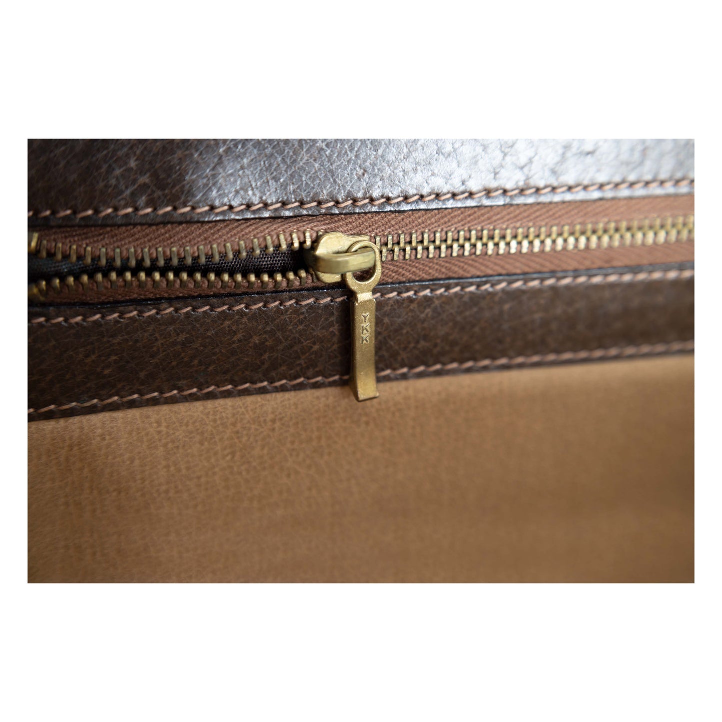 GLM--  Leather Briefcase - '90s