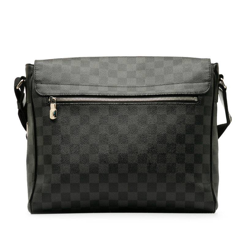 Louis Vuitton Monogram Eclipse District MM Shoulder Bag M45271 Black  Men's