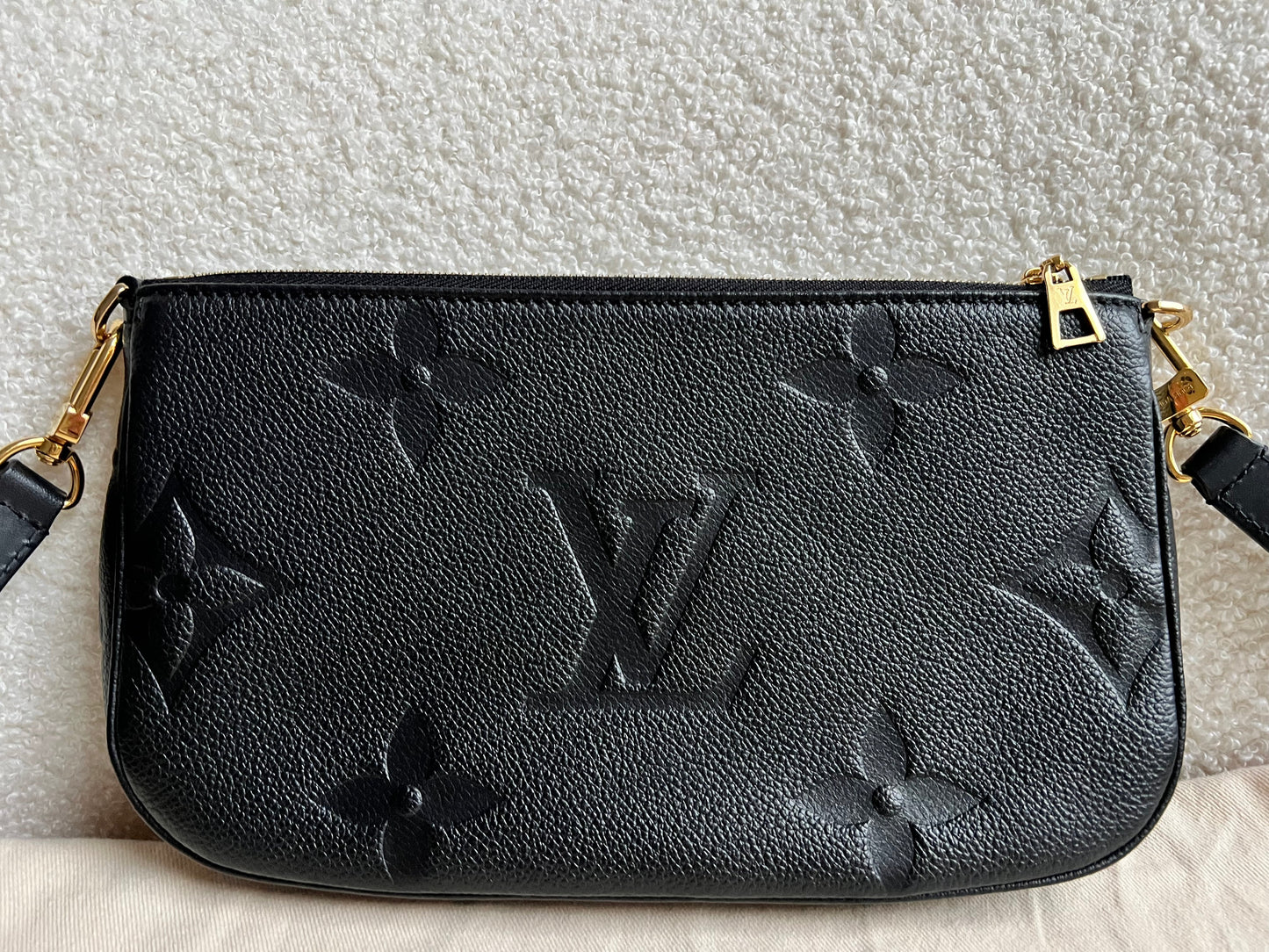 Louis Vuitton Multi Pochette Accessoires Black Empreinte (RRP £2140)