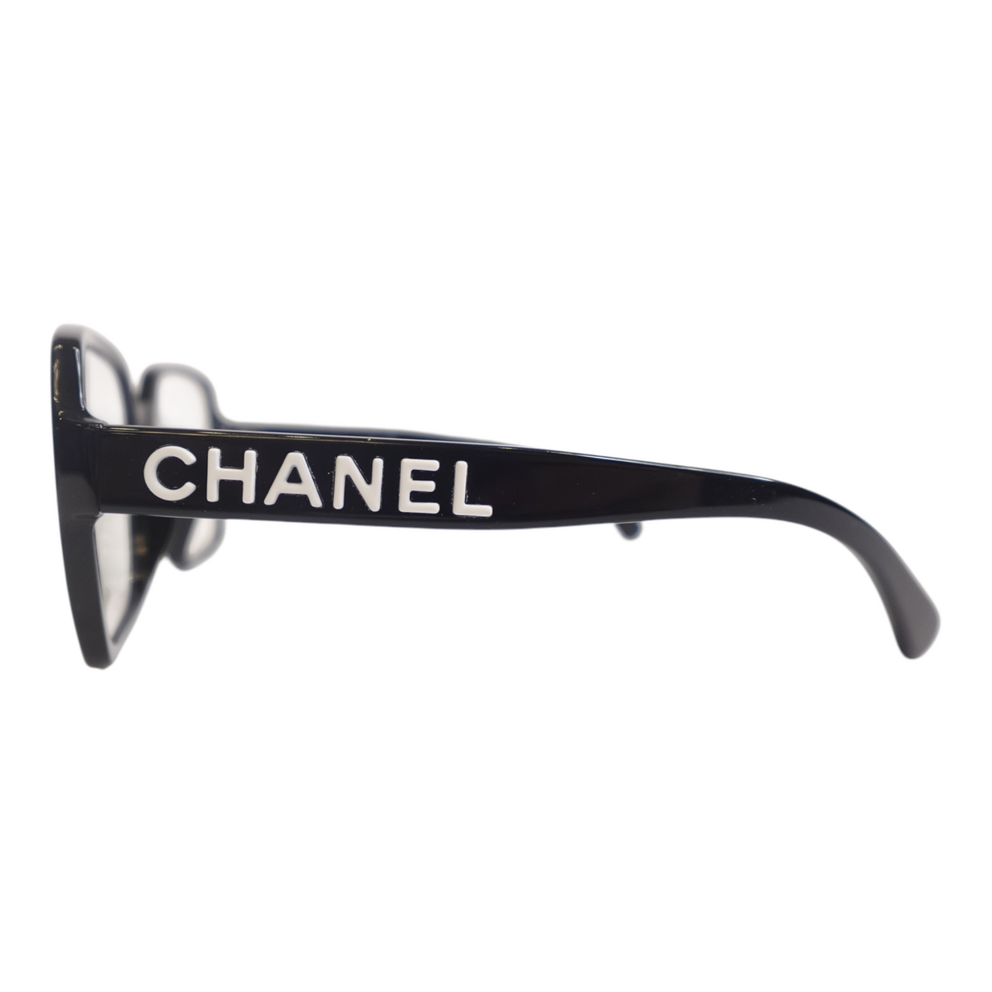 Chanel Rectangular Frame Logo Glasses