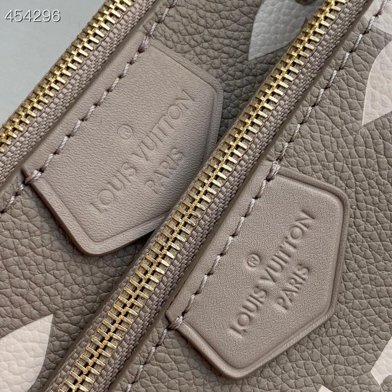 LV Multi Pochette AcGLAMIssoires Monogram Empreinte Tourterelle Beige/Cream For Women,  Shoulder And Crossbody Bags 9.8in/25cm LV