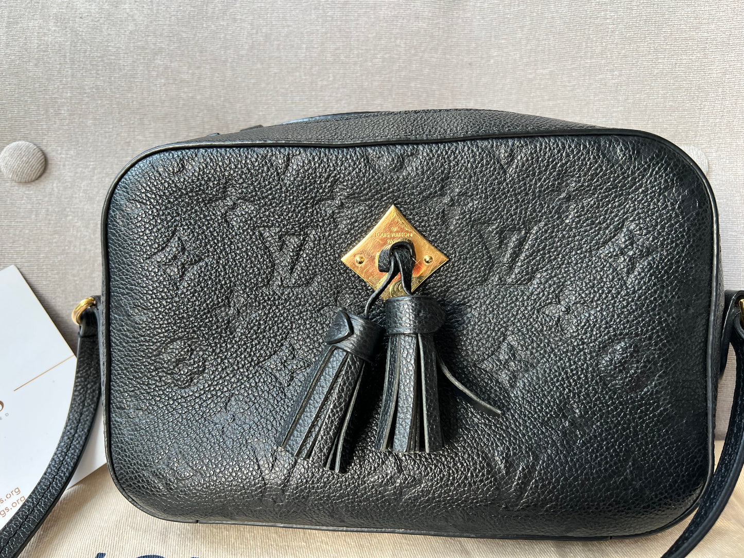 Louis Vuitton Saintonge Black Empreinte (RRP £1520)