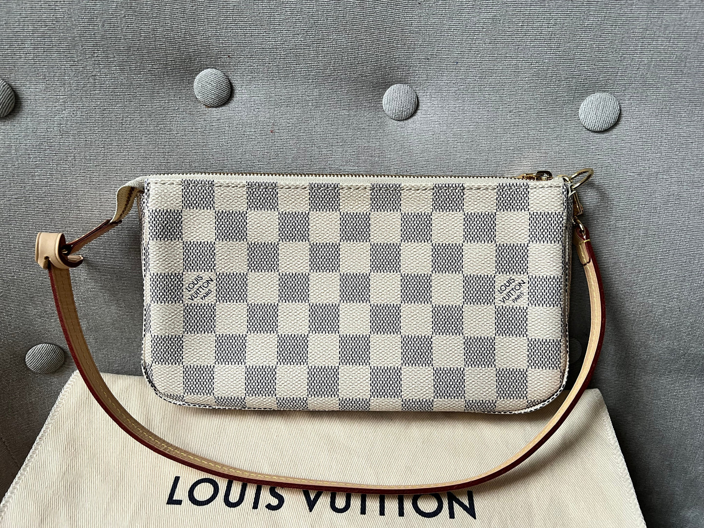 Louis Vuitton Pochette Accessoires Damier Azur (RRP £970)