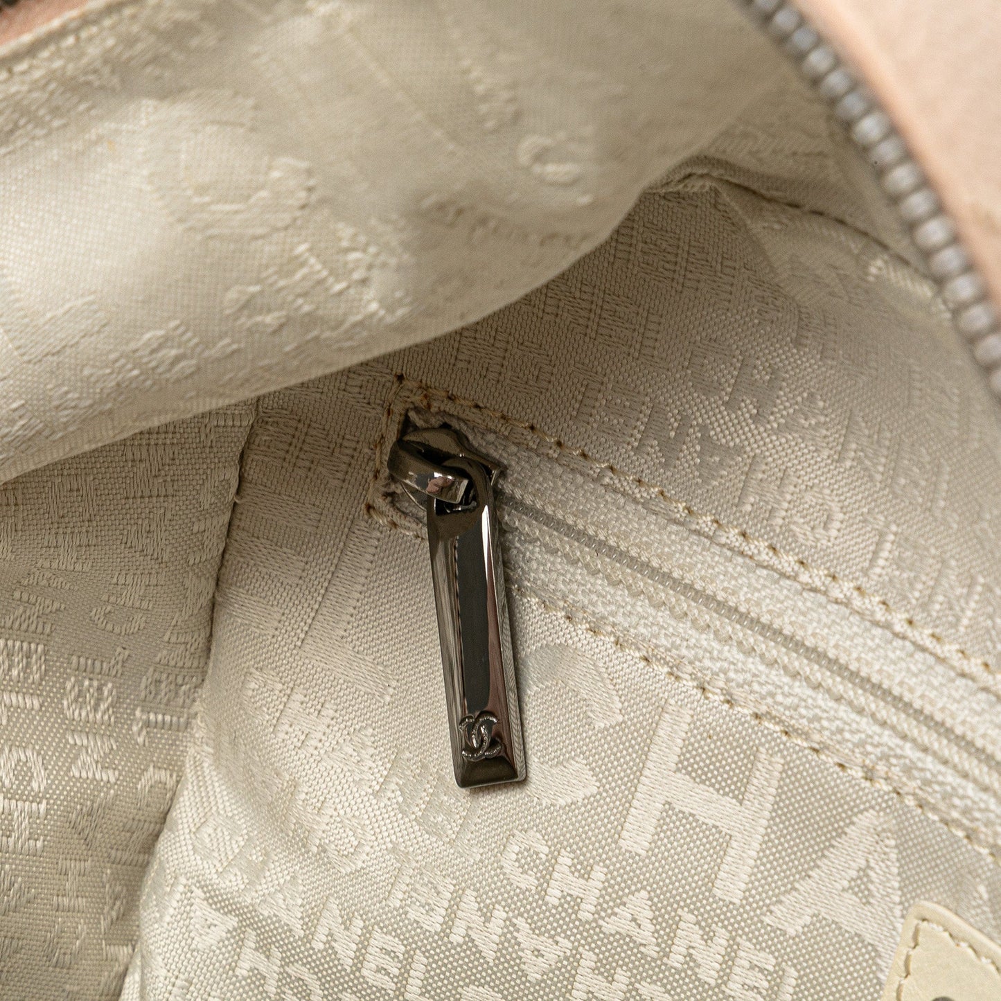 Chanel Small Choco Bar Caviar Lax Bowler Bag