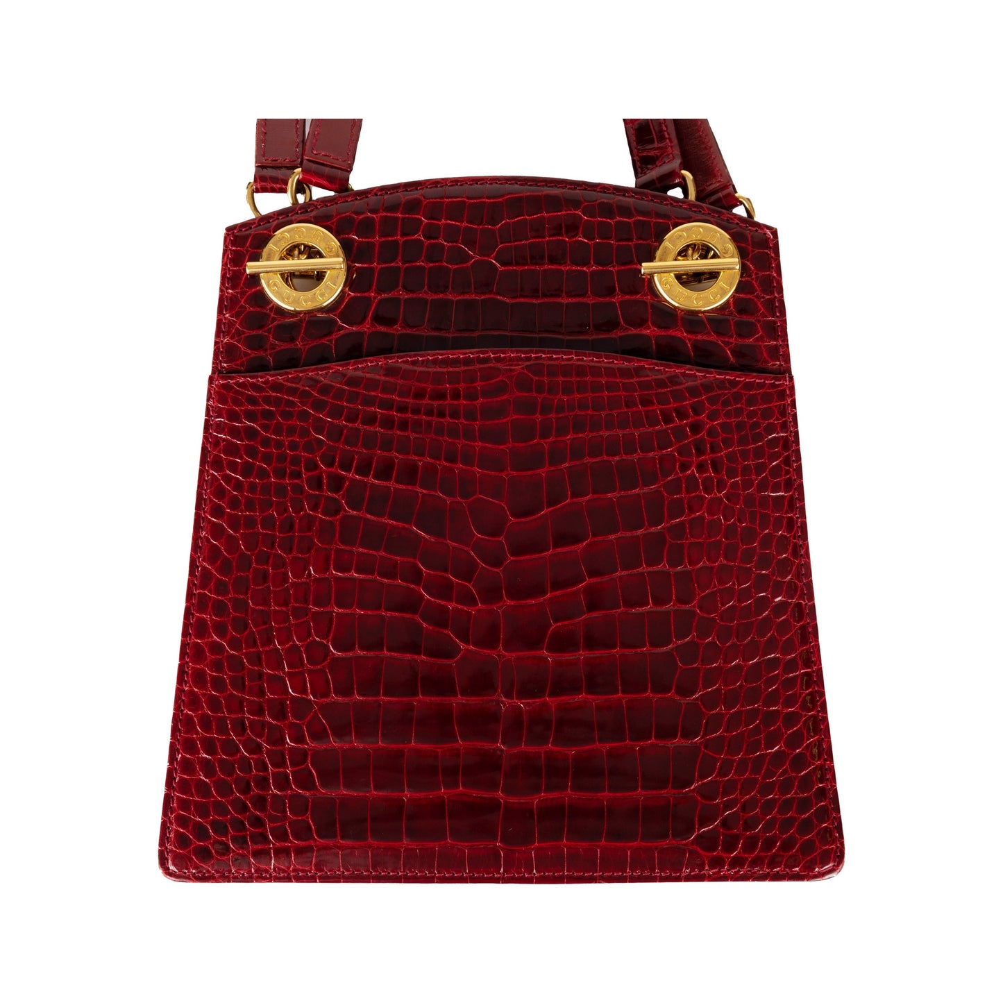 GLM--  Exotic Leather Crossbody Bag - '80s