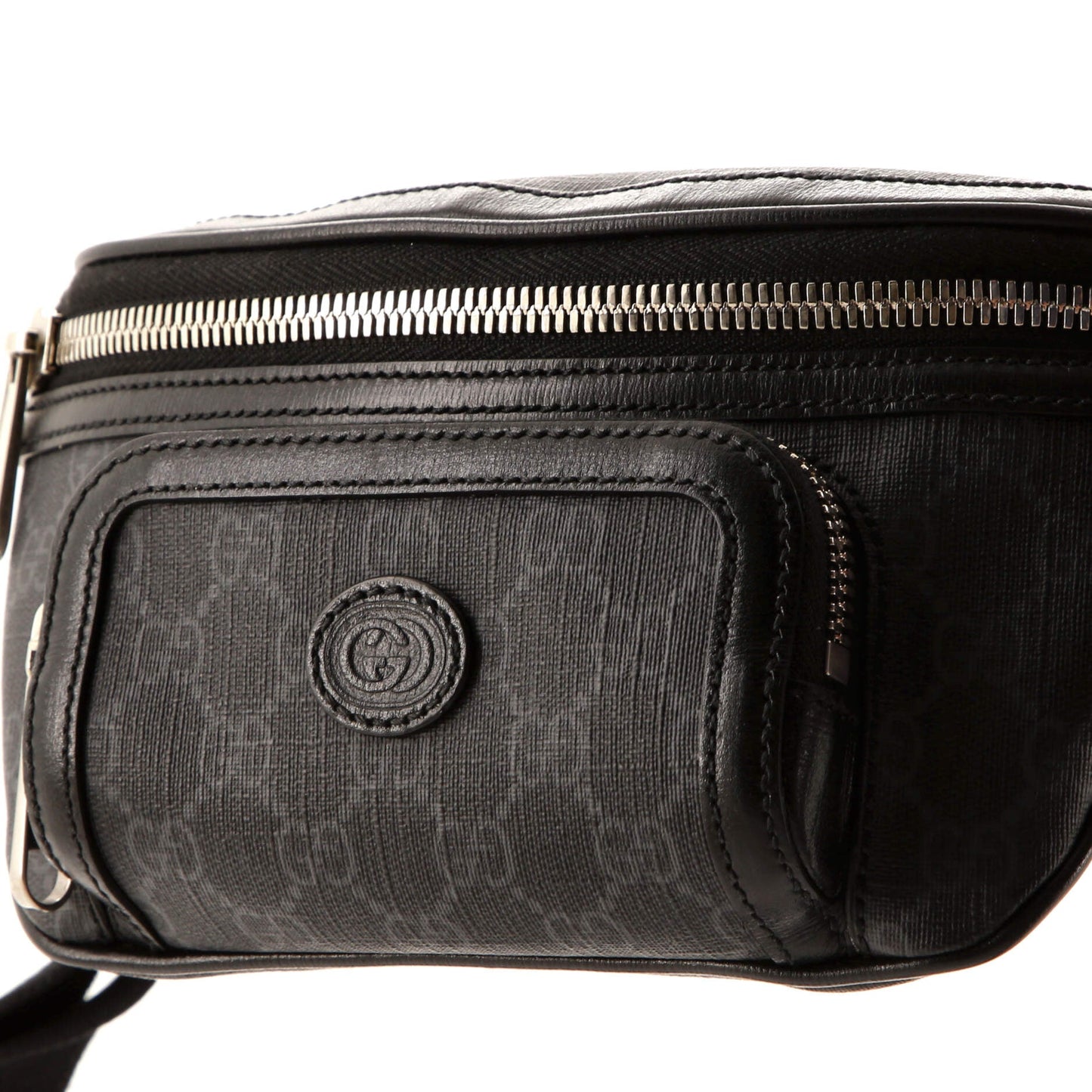 Interlocking G Patch Belt Bag GG Coated Canvas