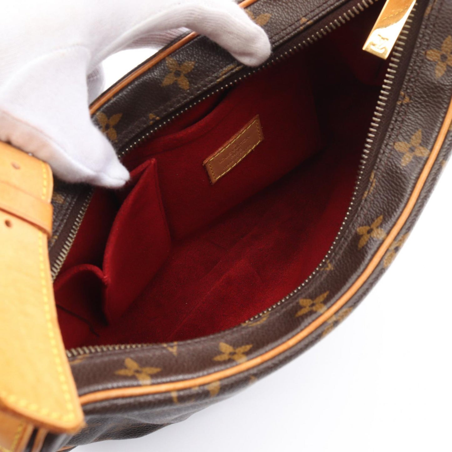 Louis Vuitton Monogram Croissant MM Canvas Shoulder Bag