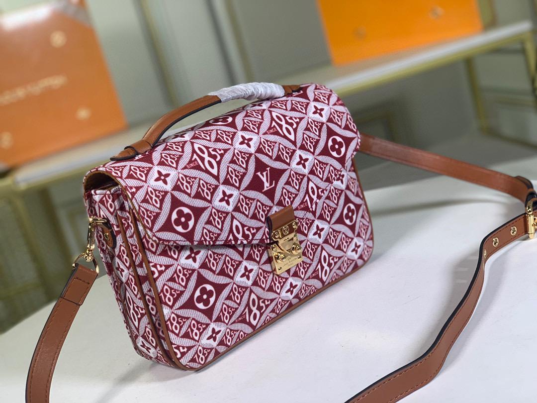 LV SinGLAMI 1854 Pochette Metis Red For Women, WomenÃ¢â‚¬â„¢s Handbags, Shoulder And Crossbody Bags 9.8in/25cm LV