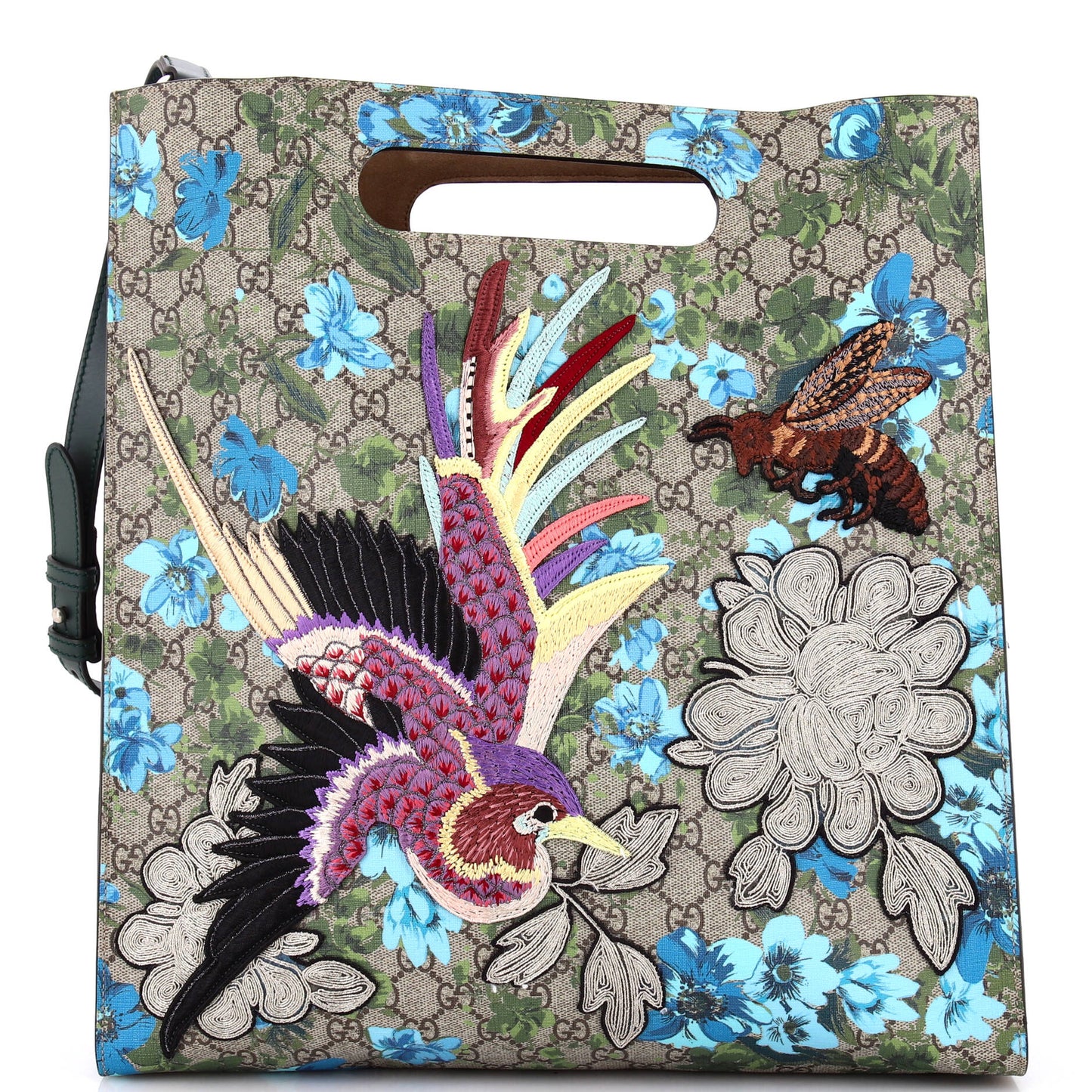 XL Tote Embroidered Printed GG Coated Canvas Medium