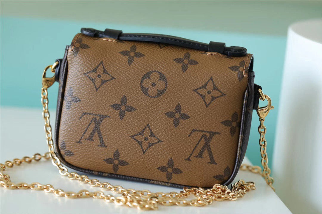 LV Micro Metis Monogram Canvas For Women, WomenÃ¢â‚¬â„¢s Handbags, Shoulder And Crossbody Bags 5.5in/14cm LV