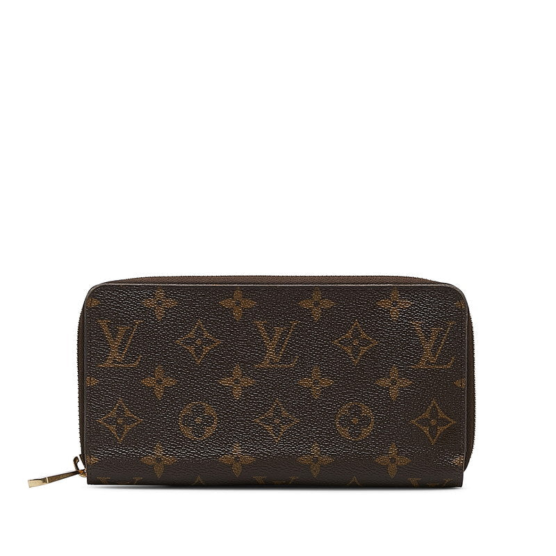 Louis Vuitton Monogram  Wallet Round  Long Wallet M41895 Brown PVC  Louis Vuitton