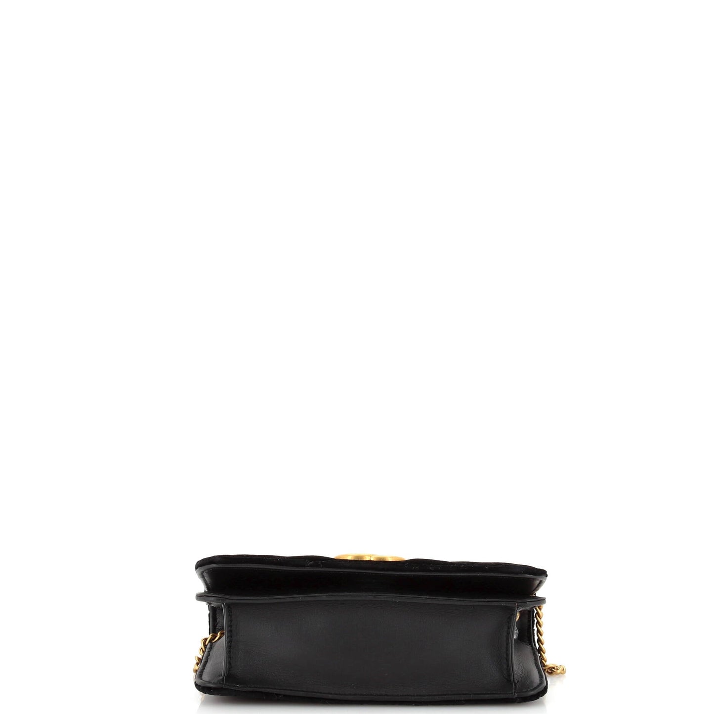 GG Marmont Chain Flap Bag Matelasse Velvet Mini