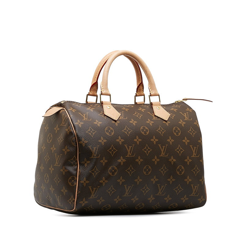 Louis Vuitton Monogram M41108 Handbag Leather Brown