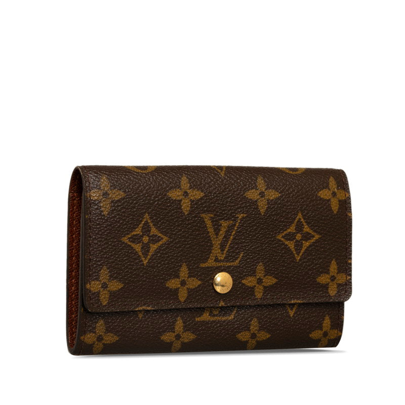 Louis Vuitton Monogram M61735 Coin Case PVC/Leather Brown