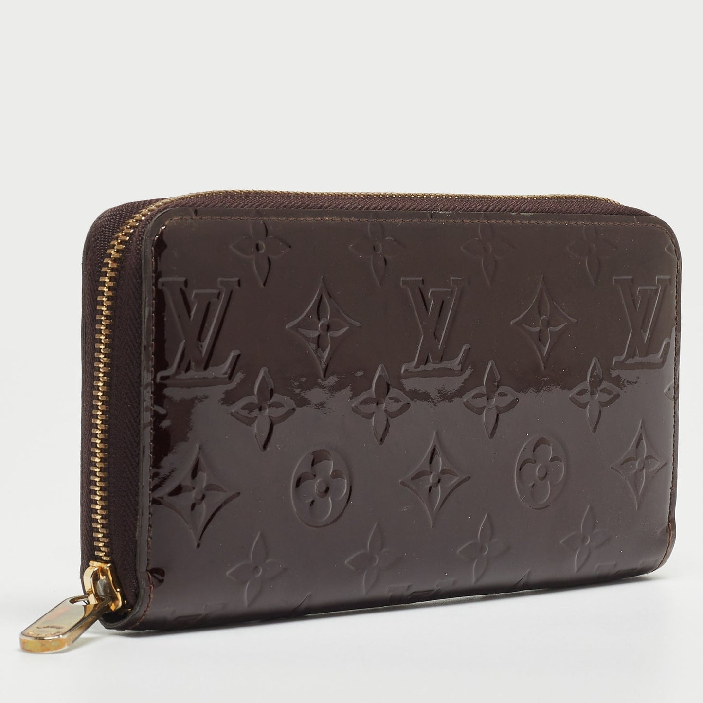Louis Vuitton Amarante Monogram Vernis Zippy Wallet